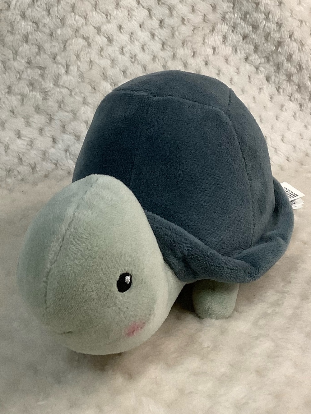 H&M Home Plush Turtle Light Green Body with Darker Shell Stuffed Animal Toy #2